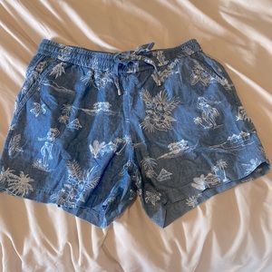 Tommy Bahama printed linen shorts size M